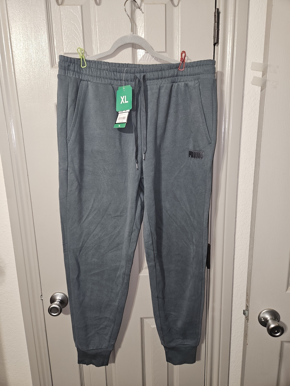 NWT Puma Men's Slate Grayish Blue Jogger Sweatpants